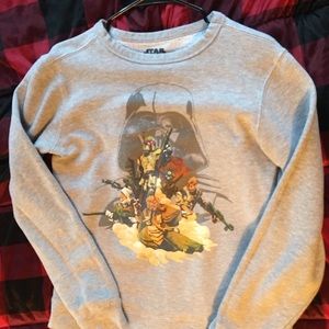 Women’s crew neck Star Wars villains sweater.